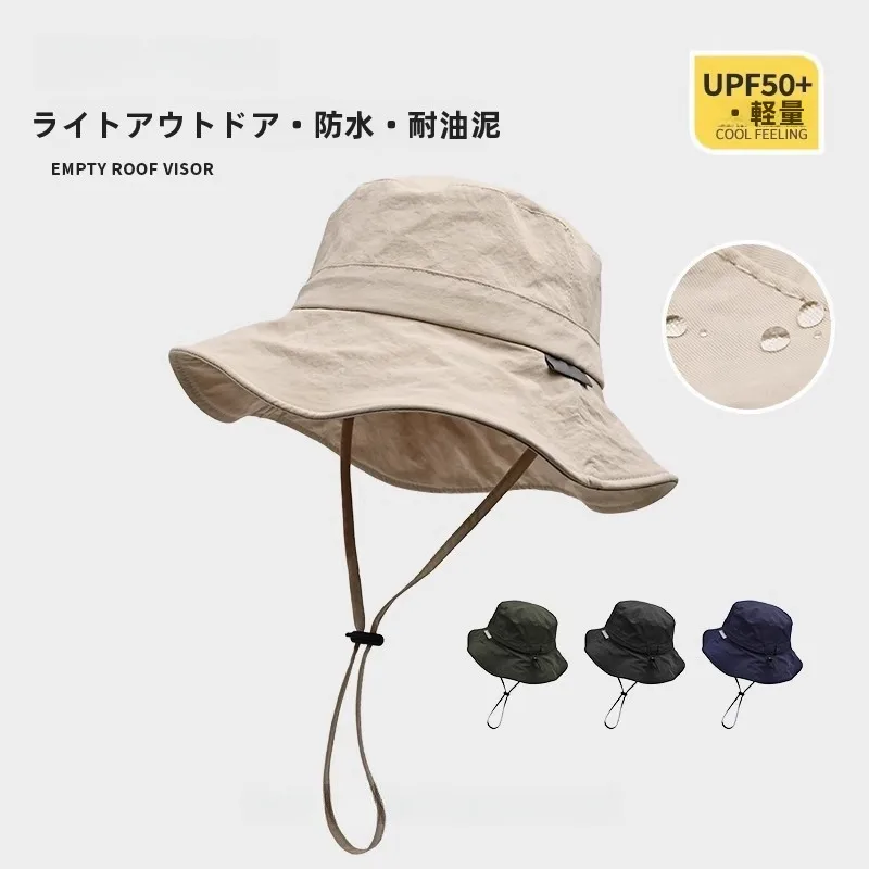 新 2025 速乾性屋外釣りキャップ軽量夏山帽子メンズサンシェード太陽の帽子女性のファッション春シーズン