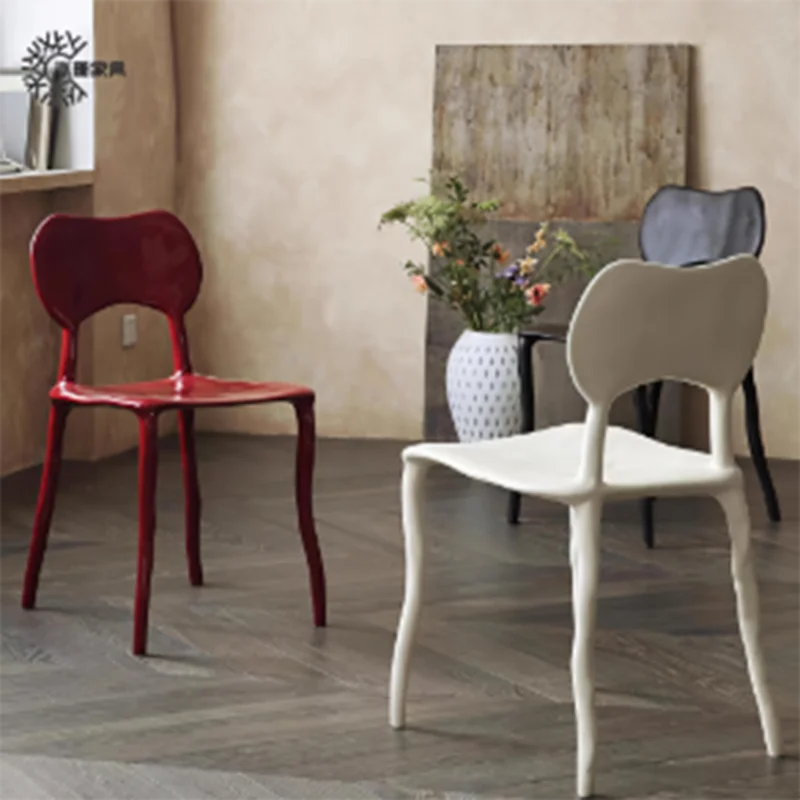 Bistro Backrest Dining Chairs Stylish Decoration Living Room Dining Chairs Bar Kitchen Party Sillas Comedor Furniture For Home
