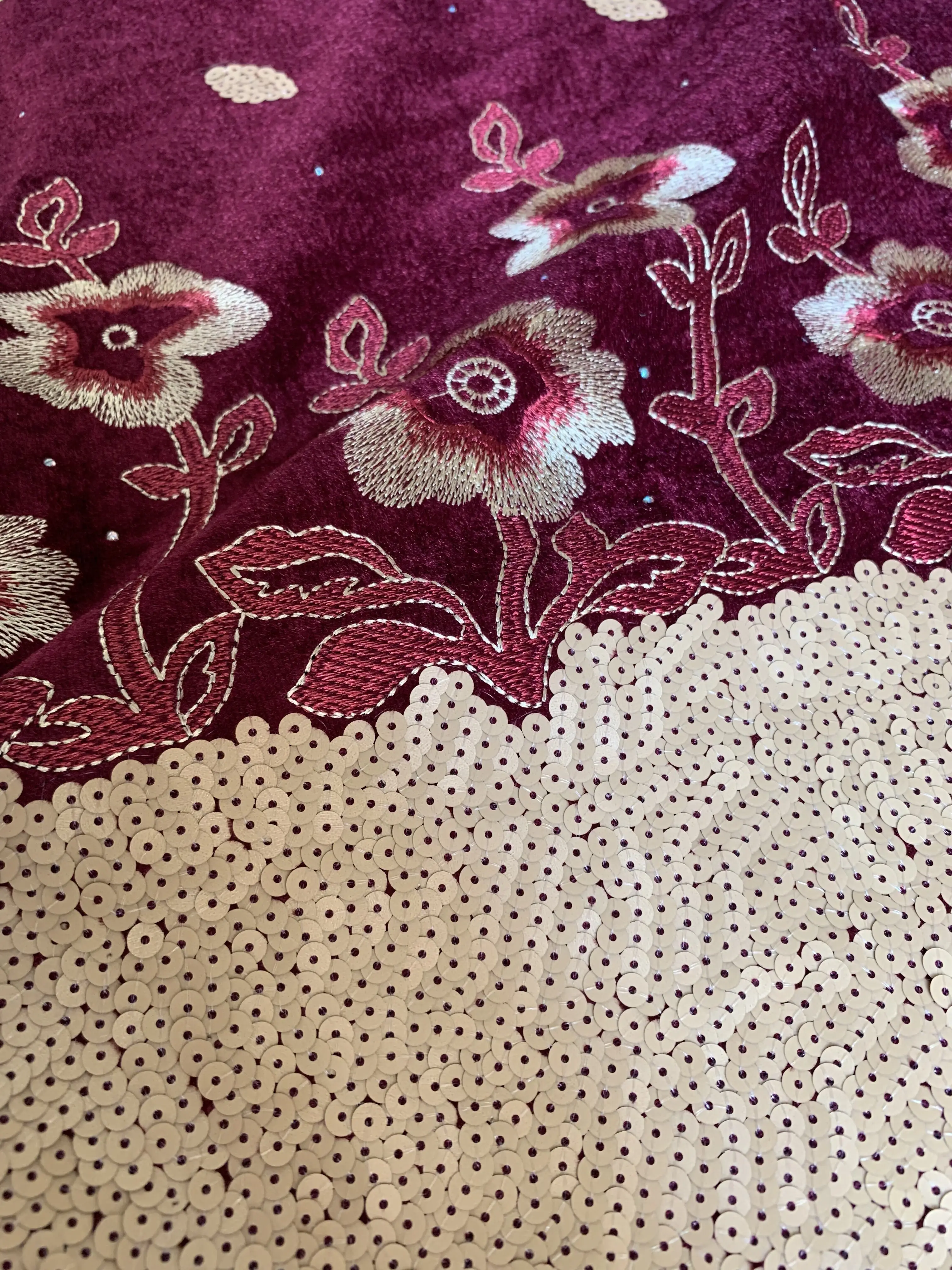 African French Velvet Lace Fabric 2020 High Quality French Velvet Lace With Sequins Nigerian Lace For Wedding Dress 5 Yards