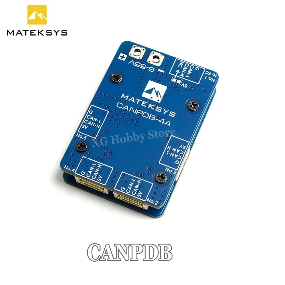 MATEKSYS MATEK CANPDB W/ 4A BEC & JST-GH SPLITTER 6V to 55V 2-12S CAN PDB For RC FPV Drone Parts