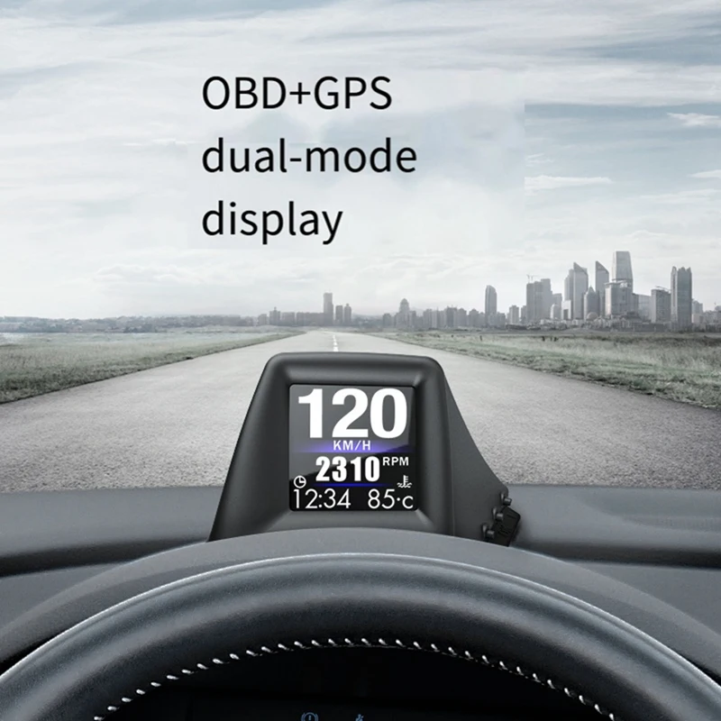 OBD+GPS Car Driving A401 Head Up Display Speedometer Oil Pressure Water Temp Fuel Consumption On-Board Computer