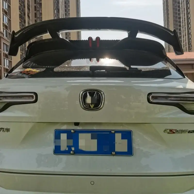 Suitable for Changan CS55PLUS non perforated tail wing adhesive installation, top wing  paint appearance modification