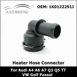 10Pcs Heater Hose Connector 1K0122291J for Audi A4 2013-2016 A6 2015-2016 A7 Q3 Q5 TT Volkswagen Eos 2006-2016 Golf Passat