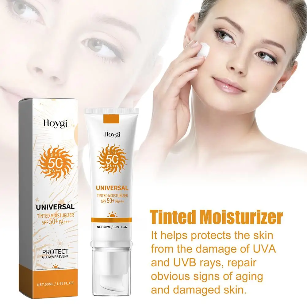 50mlフェイスファンデーションコンタースティック、ロングラスティング軽量ブライトニングスティック、フェイスコンシーラー、ブレミッシュコンタリングビューティーセット