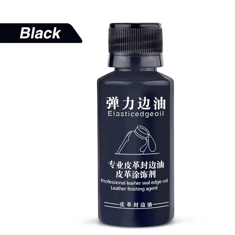 30ml matte elastische Kanten versiegelung Öl Leder farbe DIY Leder kanten farbe Lederwaren Renovierung Trimm kanten versiegelung pigment