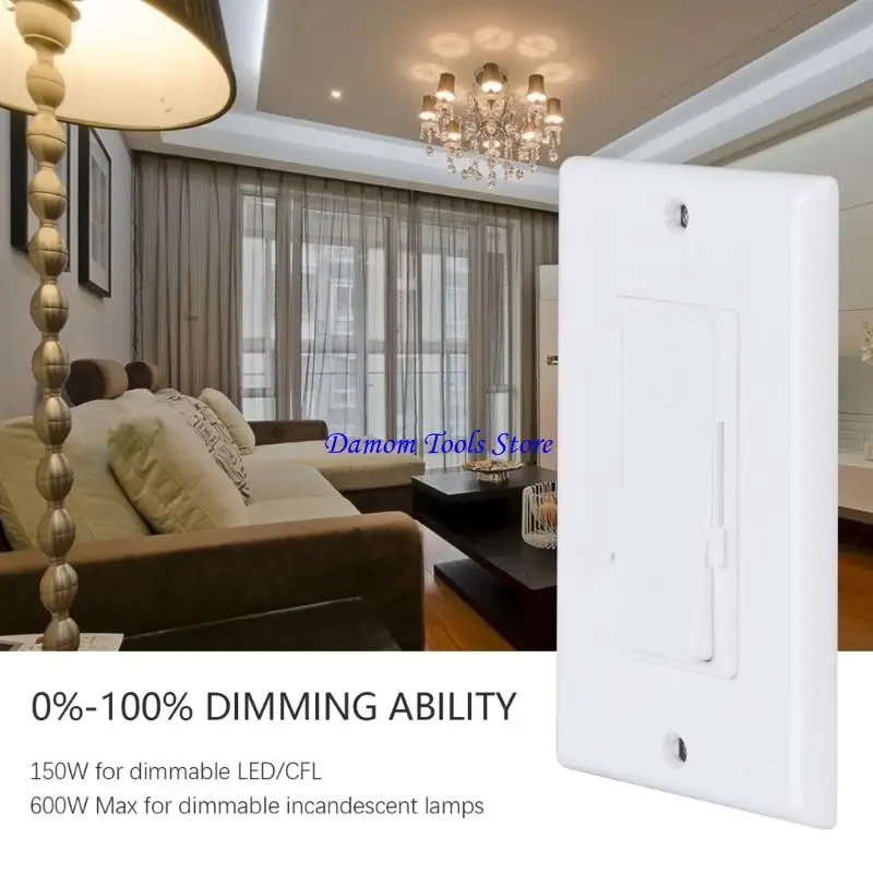 57BE Adjustable Brightness LED Dimmer Switches with Safety Defense 3 Way Wiring