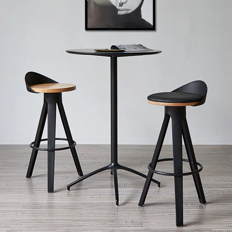 

Make Up Minimalist Bar Chair European Height Kitchen Stool Accent Bar Chair Free Shipping Black Silla Para Barra Room Furnitures