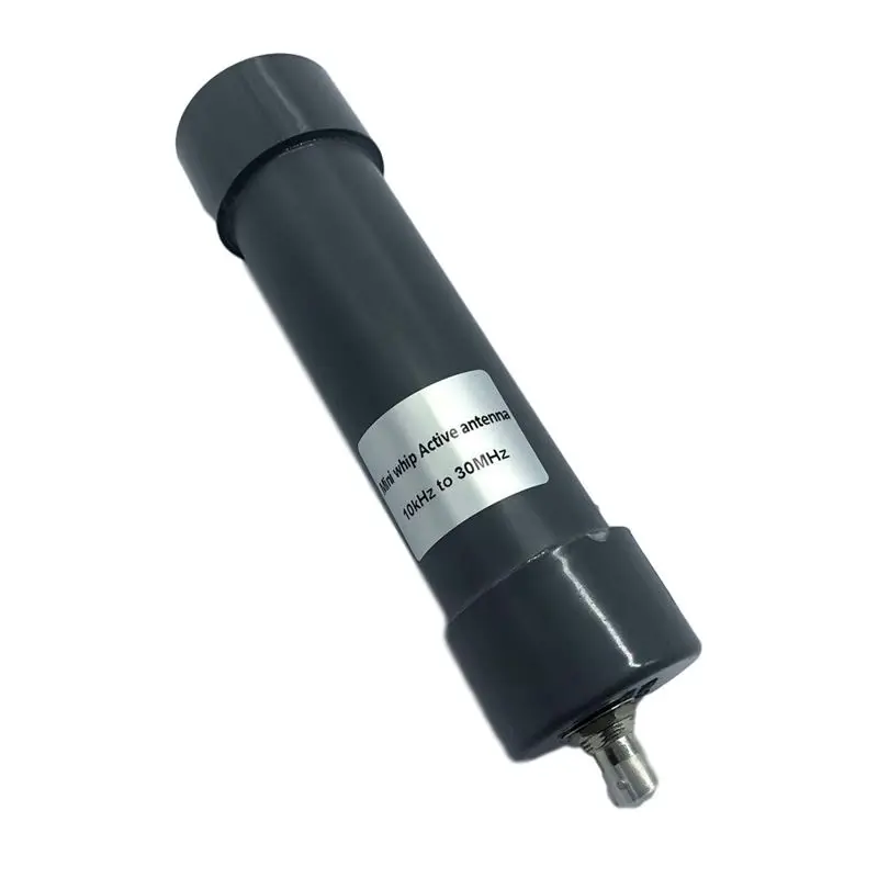 DT23 Active Antenna Mini-Whip SDR 10 KHz - 30 MHz, with BNC Cables, 9-15V, for Shortwave Radio