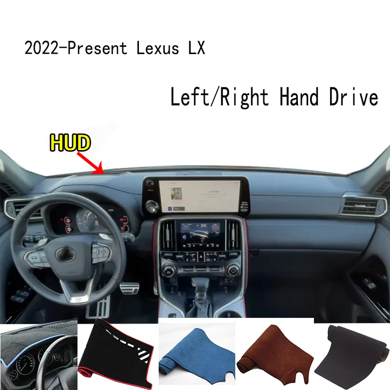 ل 2022-2025 لكزس LX 600 700H اكسسوارات لوحة القيادة 310S غطاء لوحة أداة داش حصيرة داشمات وسادة واقية
