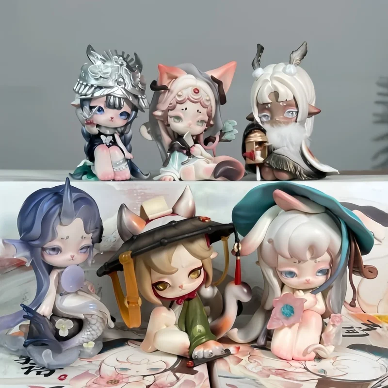 

Original In-Stock TOPTOY NINIMO Cloud Season Series Blind Box Figurine Trendy Toy Model Desktop Collection Ornament Toys Gifts