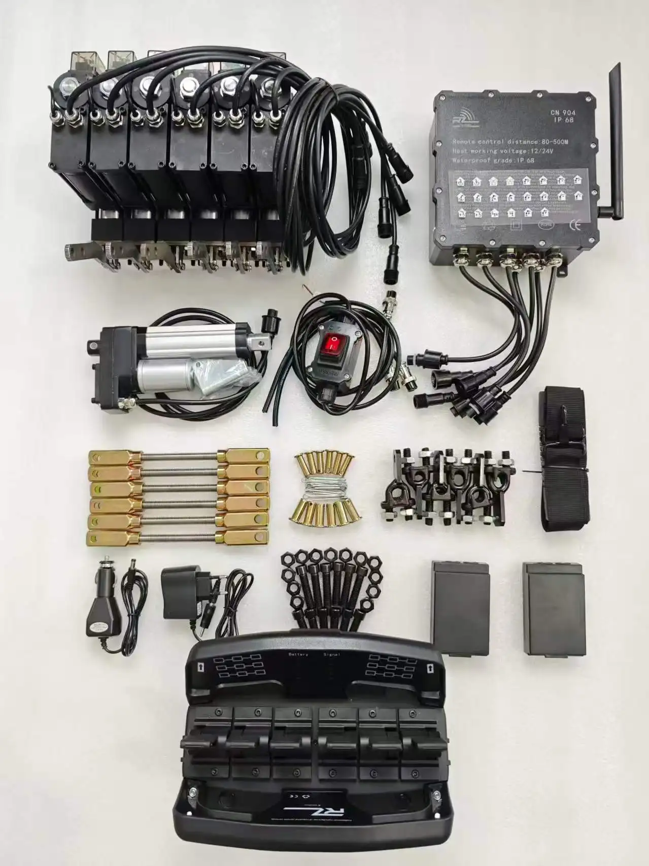 Universal truck crane control system, 6 channels