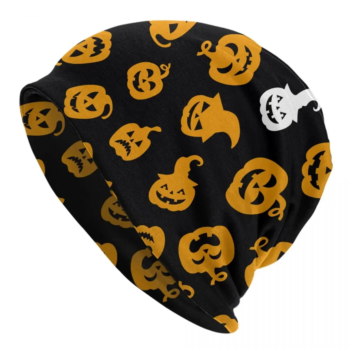 Halloween Pumpkins Bonnet Hats Hip Hop Street Skullies Beanies  for Men Women Knit  Summer Thermal Elastic Cap