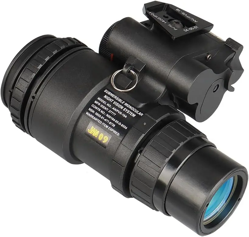 

Цифровой монокуляр ночного видения с инфракрасным излучением, режимами цветного, зеленого и красного света, 7.95 ° FOV, Анодированный алюминий для использования на открытом воздухе