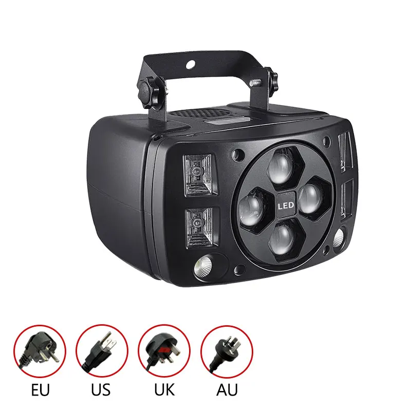 RGBW 4in1 Stage Light Auto Run Master Slave Stage Lighting LED Stage Light AC95-245V 12CH DMX512 Disco KTV Wedding Event Decor