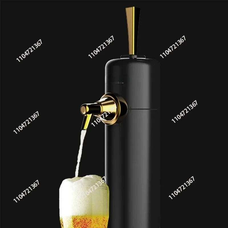Ultrasonic Beer Foam Maker Machine Base Pump Bubbler Maker Beer Foam Separators Portable Electric Beer Dispensers Machine  1pcs