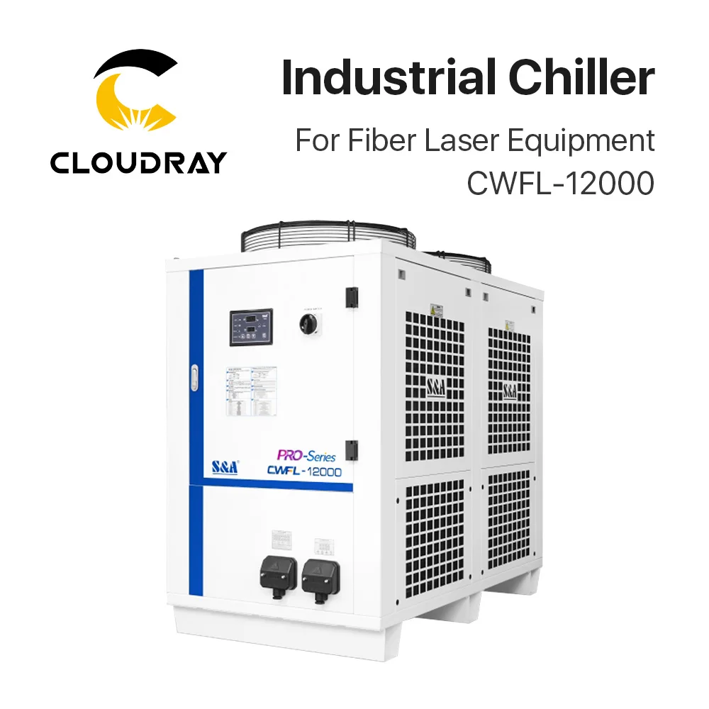 Cloudray Original S&A Industrial Chiller CWFL-12000 Water Cooling System 380V 50/60Hz for High Power Fiber Cutting Machine