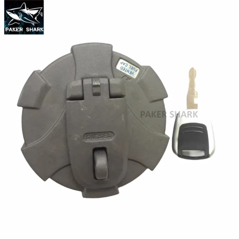 For Hyudai Fuel Tank Cap R-9 R210-9 Excavator Engine Cover With 1 Key 32M9-02130 31M9-02130