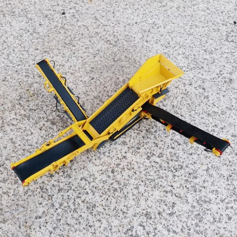 

Литой под давлением масштаб 1:50, машина для экранирования и дробления ключей, инженерная коллекция моделей автомобилей из сплава, сувенирные демонстрационные украшения