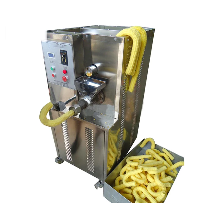 Widely popular Ice Cream Crutch Corn Puffed Stick Making Snack Extruder Machine Crutches Extruder