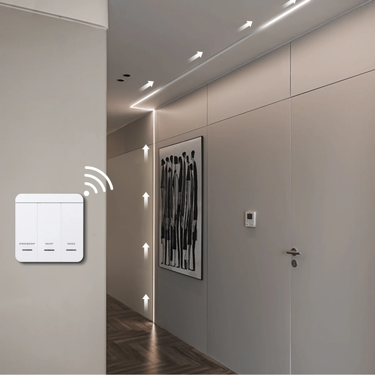 Led Lights for Room DC24V Running Water 120LEDs/M WS2811 IC Pixel Chasing Flowing LED Tape Ribbon With Wireless RF Controller