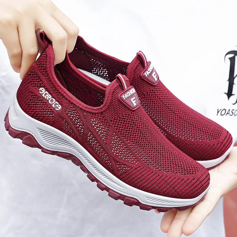 

Women's Summer New Mesh Shoes Women's Shoes Lightweight, Comfortable, Casual, Breathable Mom's Shoes