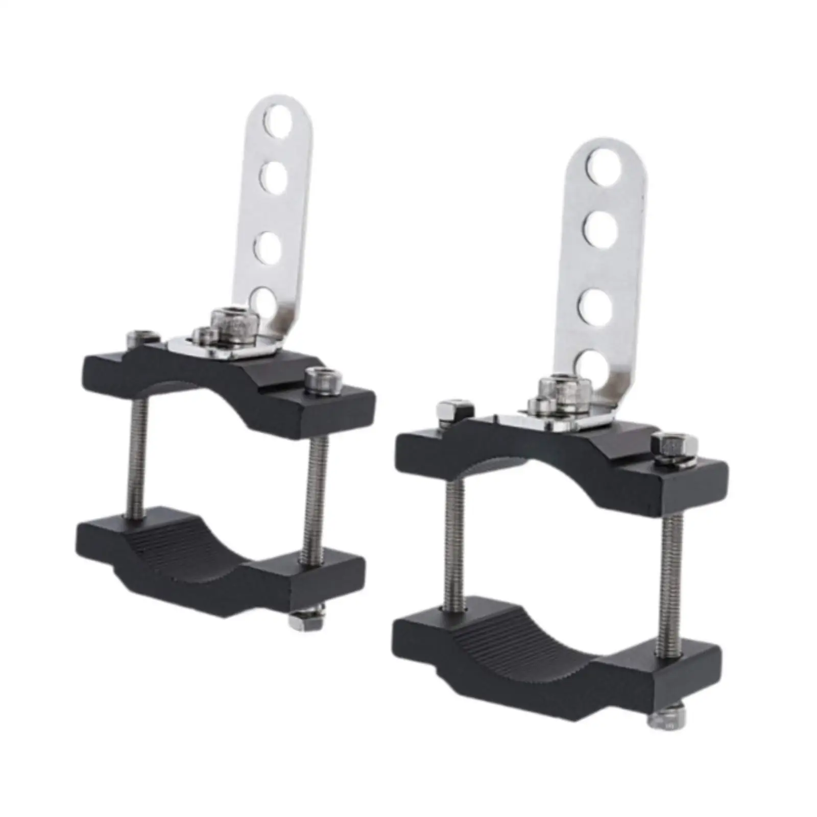 

2x Generic Motorcycle Light Bracket Clamps Work Light Mounts Universal LED Light Bar Mounts Light Mounting Brackets for UTV
