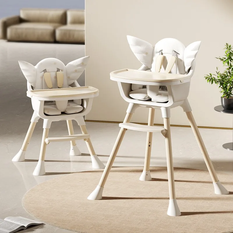 Baby dining chair, children's dining chair, adjustable dining table, multifunctional growth chair with seat belt, seat cushion