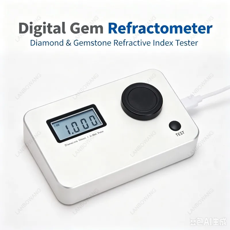 Instrument To Identify Genuine and Fake Diamond Tools, Gem Refractometer, Diamond Refractive Index Detection Instrument
