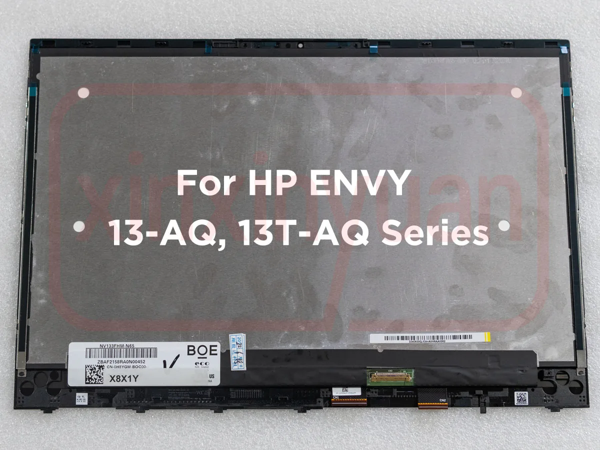 Imagem -02 - Lcd Montagem da Tela de Toque para hp Envy X360 13-aq 13t-aq000 13-aq0005tx 13-aq0020tu 13-aq1050ca Substituição do Painel de Exibição 13.3