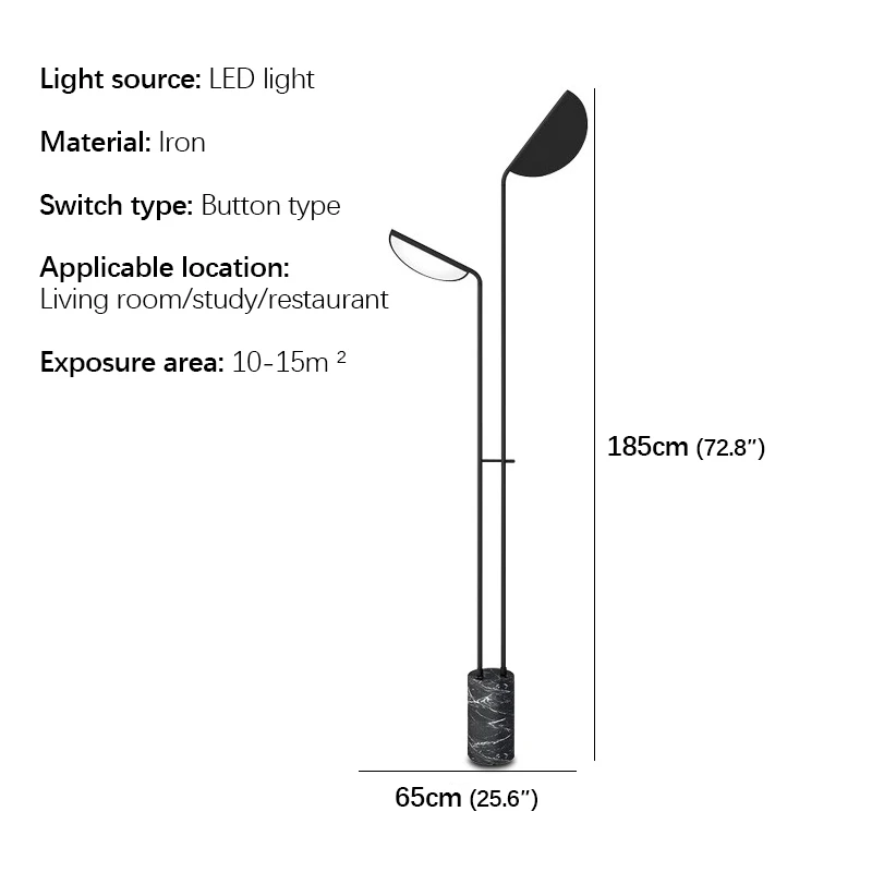 SOURA Nordic Modern Floor Lamp Creativity Family Iiving Room Bedroom LED Creativity Decorative Standing Light