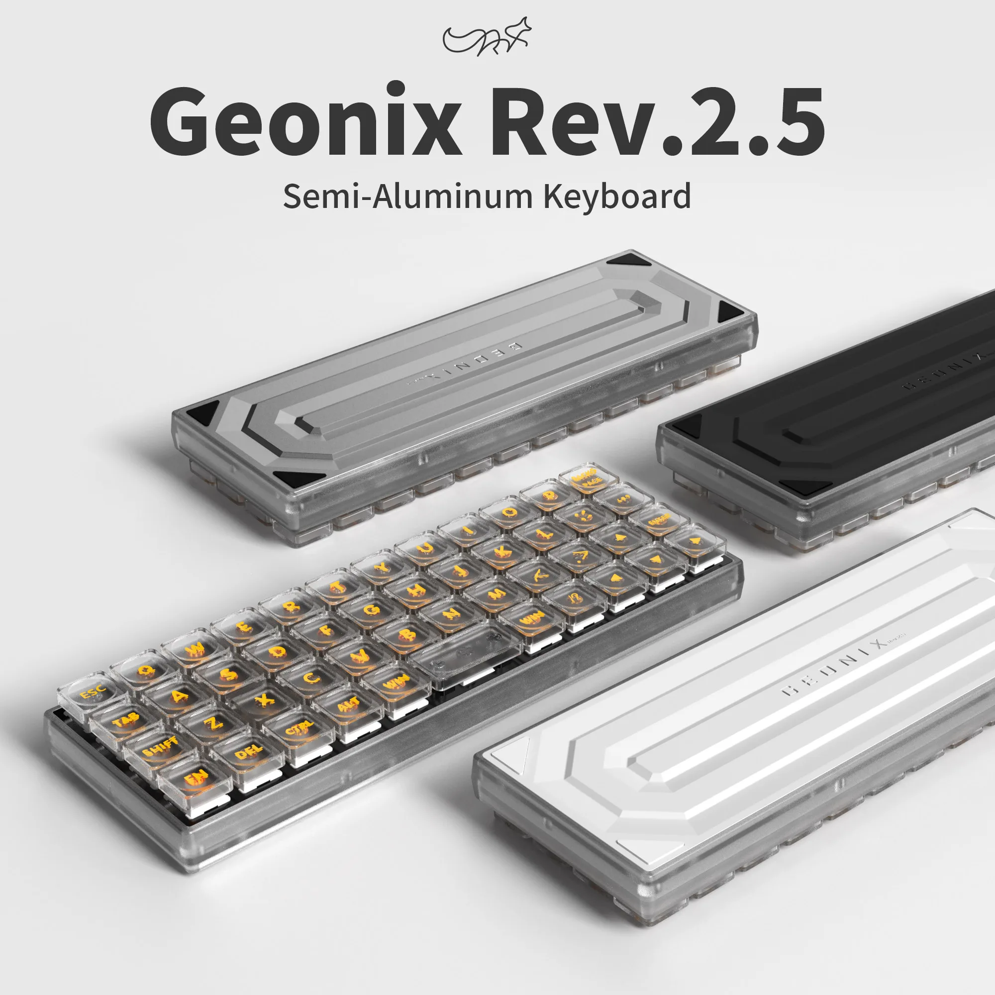 【¥18,833】Chosfox Geonix48 Rev.2.5 ロープロファイル キーボード-アリエク特価アラート