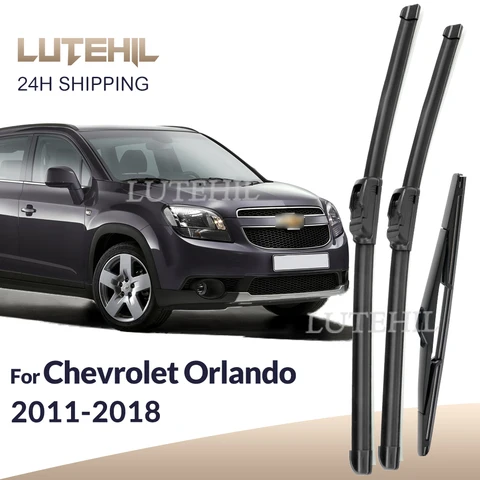 Для Chevrolet Orlando 2011-2018 2012 2013 2014 стеклоочиститель передние и задние щетки стеклоочистителя лобовое стекло щетки 24 "+ 19" + 10"