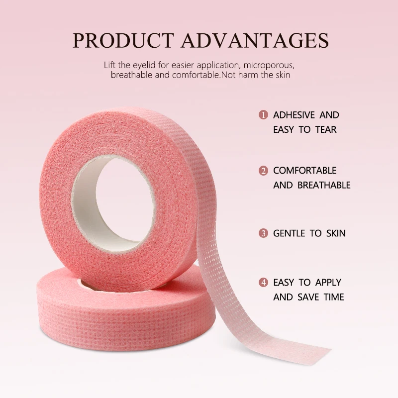 SAKURAHANA Gel Tape voor Lash Extensions Gevoelig Bestand Niet-geweven Ademend Onder Oog Pad Patches Set Makeup Tools