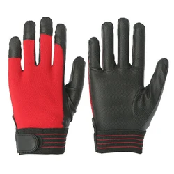 New 1Pair Work Gloves Protective High Voltage Electrical Insulating Glove Rubber Safety MittenBreathable Mittens Motorcycle