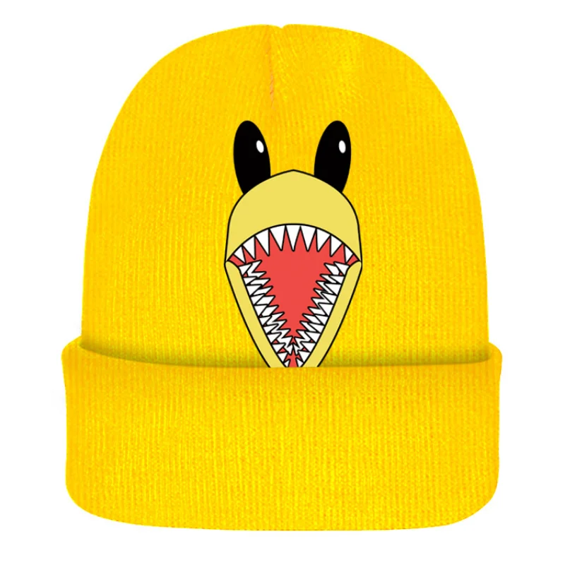 rainbow friends cosplay Casual autumn/winter warm knit hat rainbow friends cartoon animation creative woolly hat