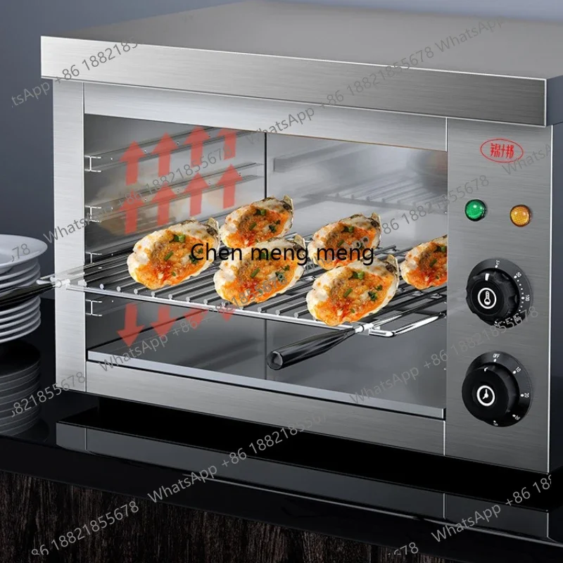 

Oven Commercial Wall Mounted Electric Heating Surface Stove Fire Grill Electric Grill HR