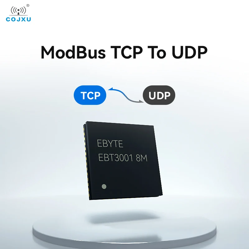 Ethernet SMD Module Serial Port to Ethernet Data Conversion Modbus TCP to RTU/UDP COJXU EBT3001 Build-in Watchdog MQTT HTTP