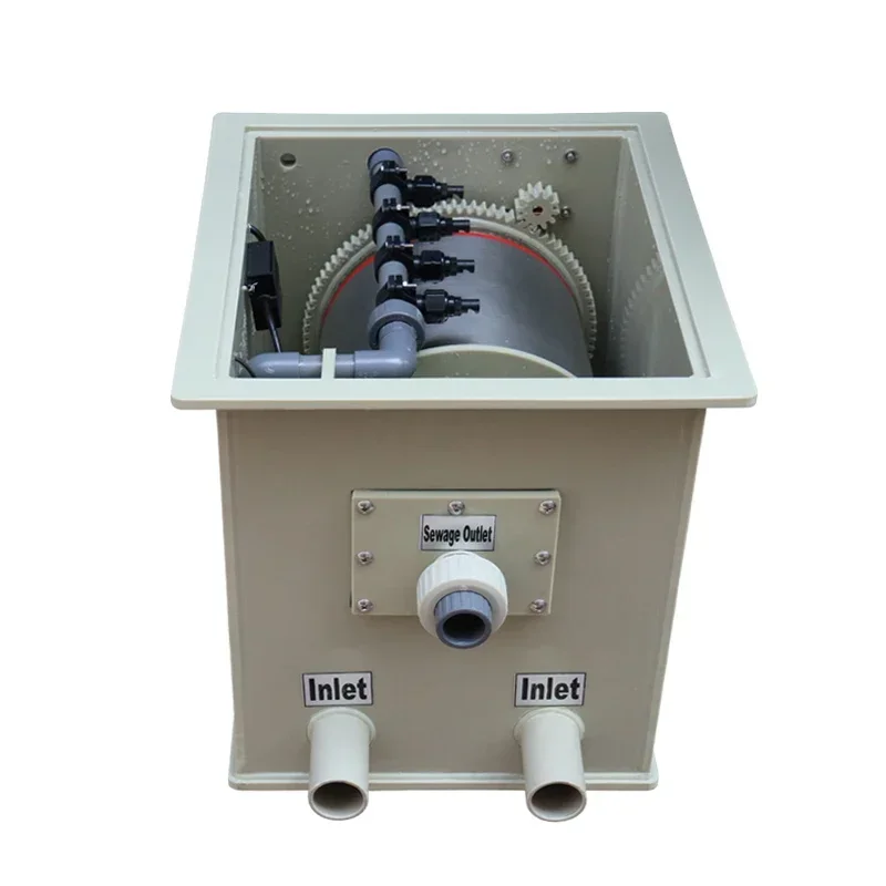 

Hot Sales 10m3 Filter Mesh Element 200 Screen Micro Filter Pond Rotating Drum Filter