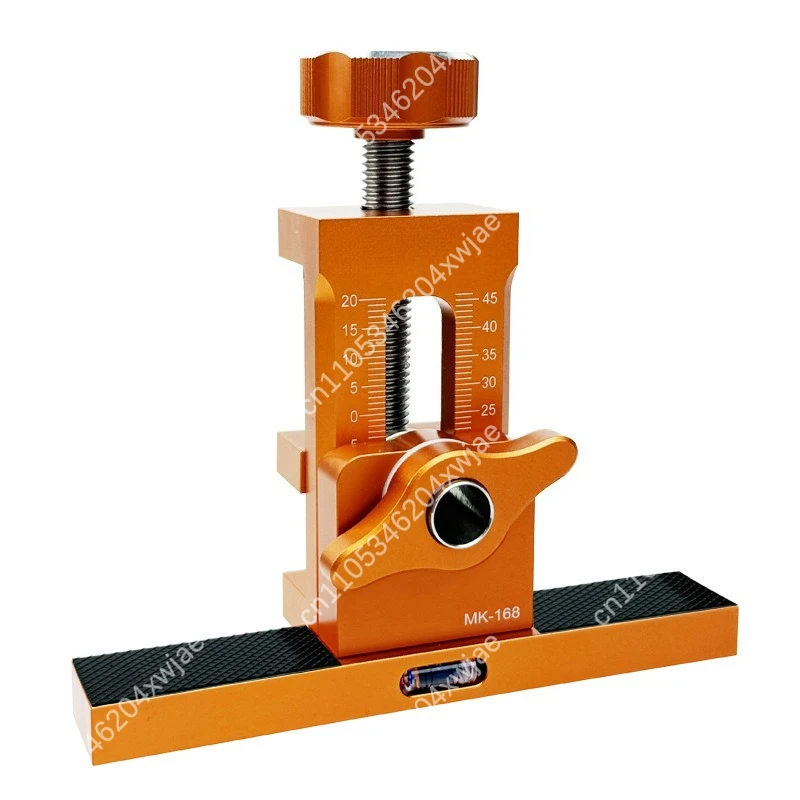 Self-Centering Cabinet Door Jig Tool, Quick Installation Guide for Hinge Mounting, Multi-Function Woodworking Assistant