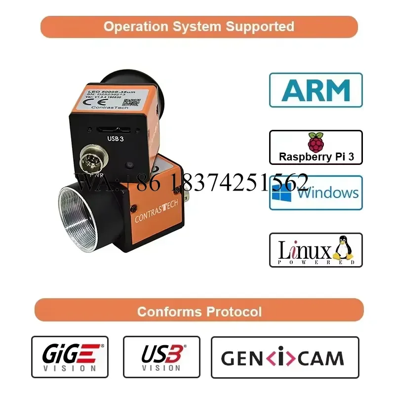 Wmwmnu for CONTRASTECH High Speed Vision 500fps IMX287 IMX297 Global Shutter USB3 GigE Industrial for