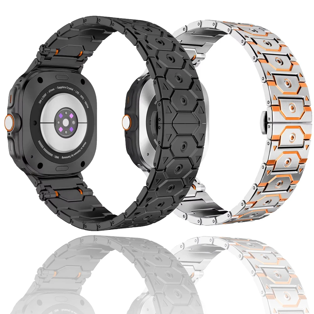 

Metal Strap for Samsung Galaxy Watch Ultra 47mm Titanium Alloy Watchband Adjustable Wristband IWatch 7 Ultra Correa Accessories