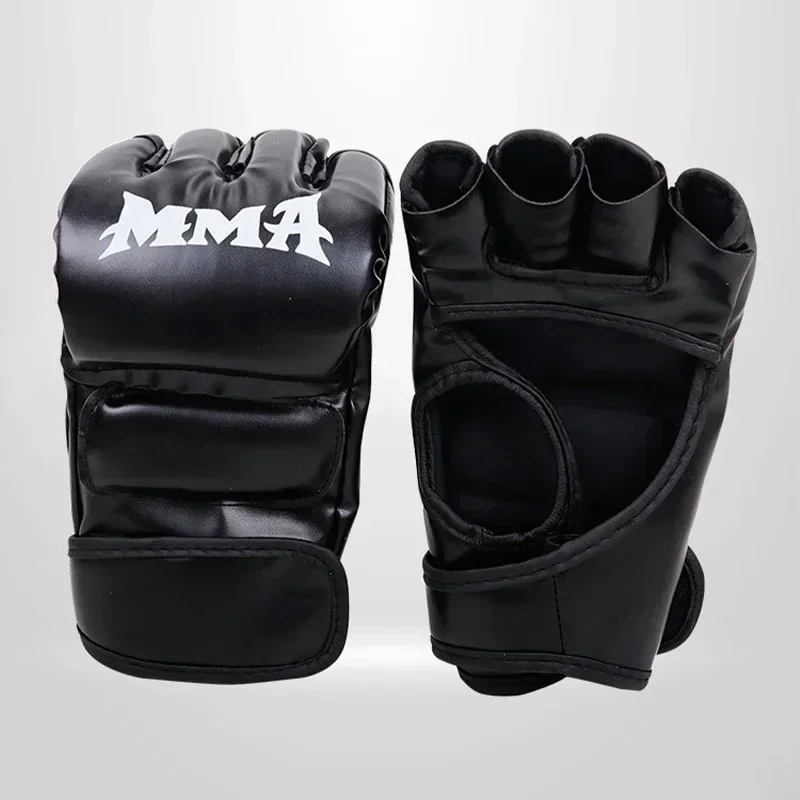 قفازات الملاكمة الجديدة Mma Pu Karate Muay Thai Guantes De Boxeo Free Fight Mma Sanda معدات تدريب الكبار والأطفال