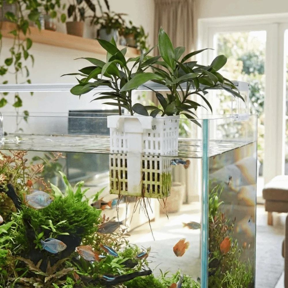 壁掛け水生植物ホルダー拡張可能なフック多用途水槽植物ホルダー - Aquarium Planted Wall のレビューと価格