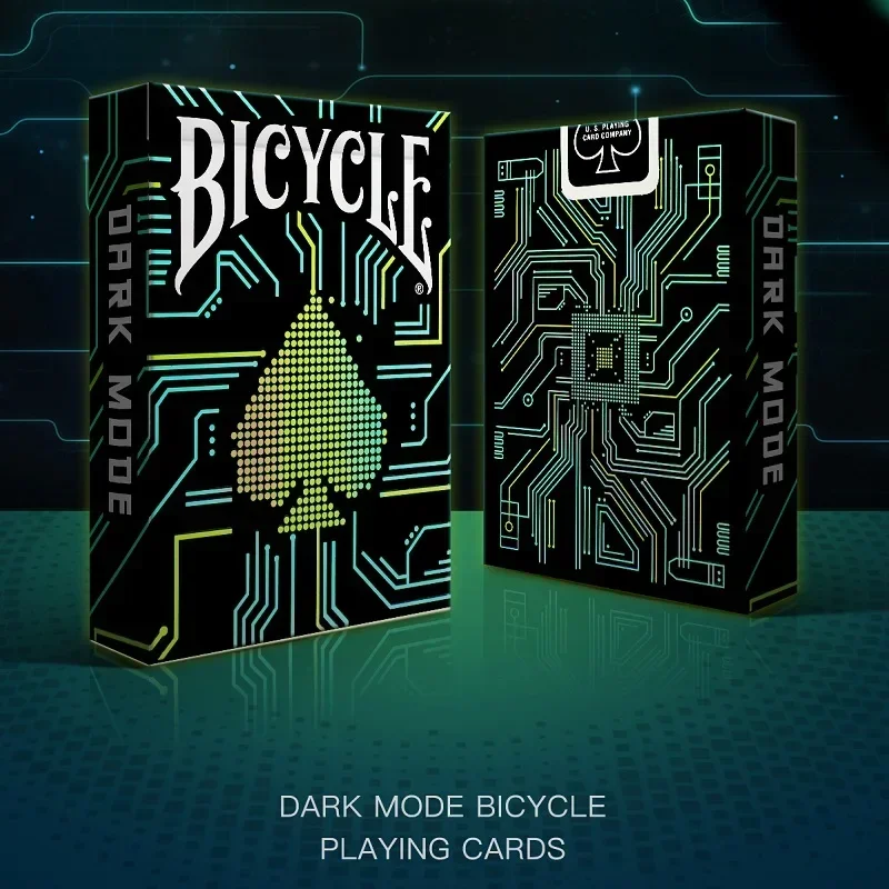 Bicycle Dark Mode Playing Cards USPCC Deck Poker Size Card Games Magic Trick Props for Magician