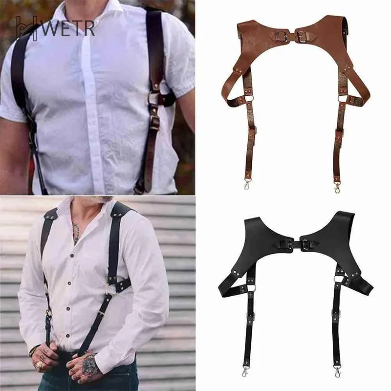 

Men's Suspenders Belts Fashion Men's Suspenders Belts Suspenders Leather Straps
