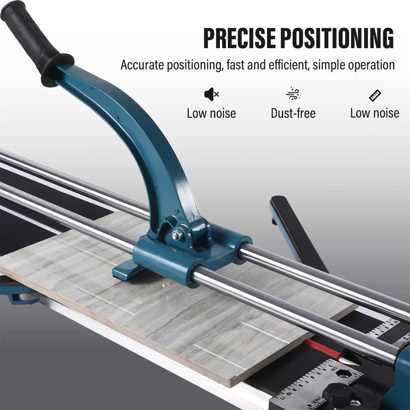 Coupe-carreaux de 1200MM, coupe-carreaux manuel de carreaux de sol en céramique de précision de 10mm, Machine de découpe de 48 pouces pour une coupe de précision