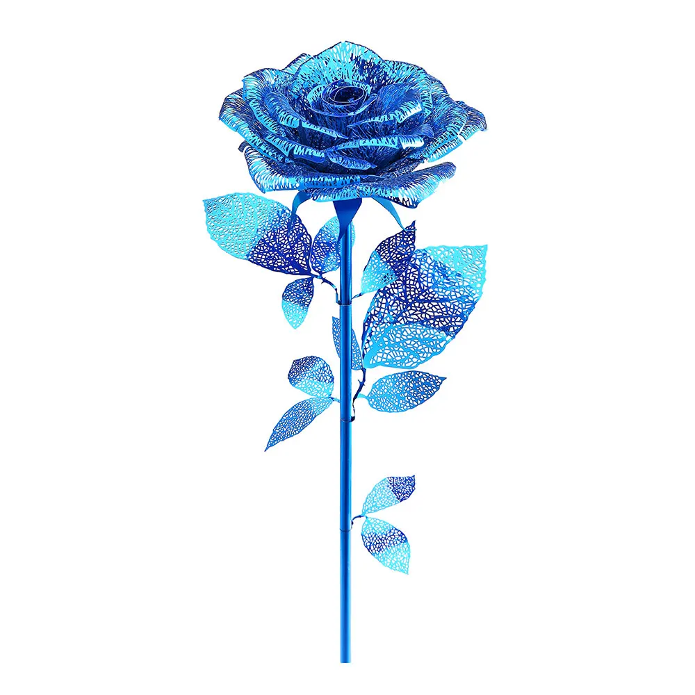 Piececool 3D โลหะจิ๊กซอว์ DIY รุ่นชุดสำหรับแฟนภรรยาโรแมนติก Red Rose หัตถกรรมวันเกิดของขวัญ