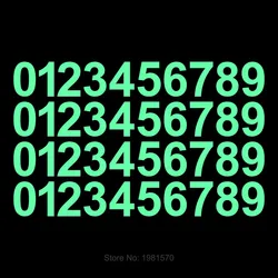 Number Stickers 0 to 9 DIY Album Handmade Scrapbooking Sticker Numeral Drawer Sign Laptop Car Door Wall Switch Numbering Sticker