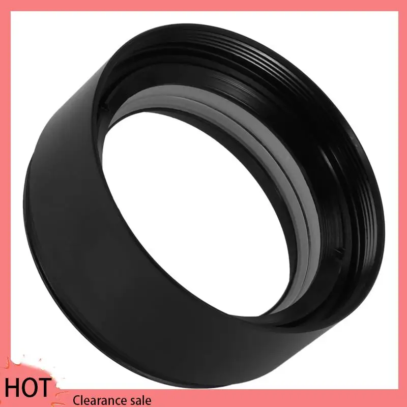 A88Z 4Pcs WD120 0.7X Trinocular Stereo Microscope Auxiliary Objective Lens Barlow Lens 48Mm Thread