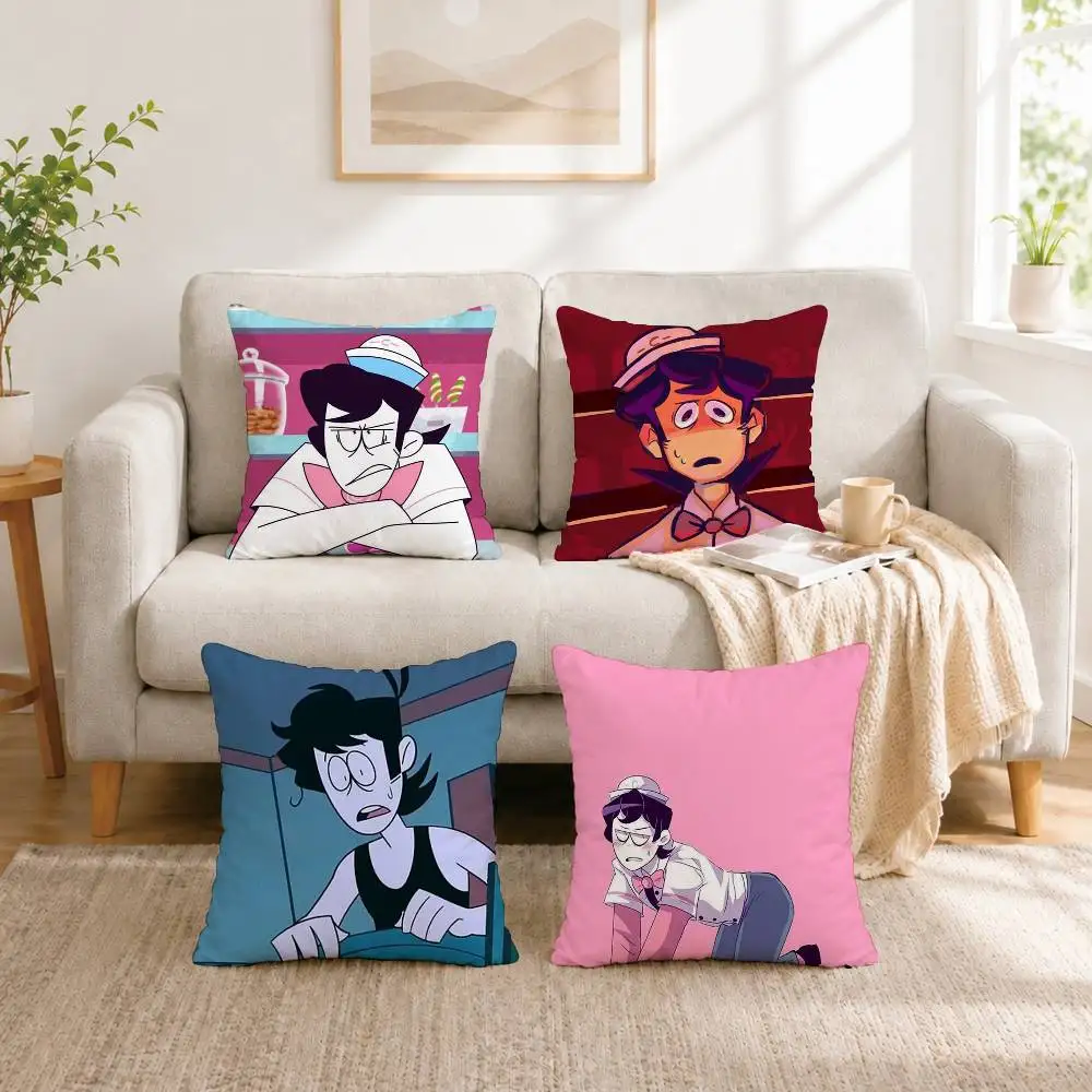 Spooky Month Kevin Funny Meme Pillow Case Square Double-Sided Sofa Cushion Cover Bedroom Bedside Pillow Gift